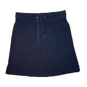 B.U.M. Equipment Y2K Black Cotton High Waist Mini Skirt